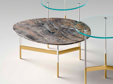AFTER9 - Coffee table with marble top by Tonelli Design - view 2